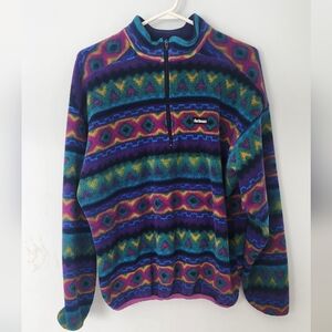 Chuck Roast Vintage Half Zip Fleece Aztec